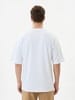 Футболка Oversize Premium 210, белая с логотипом