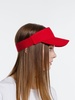Козырек Viseros, красный с логотипом