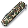 Нож перочинный Classic 58, зеленый камуфляж с логотипом