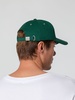Бейсболка Standard, темно-зеленая с логотипом