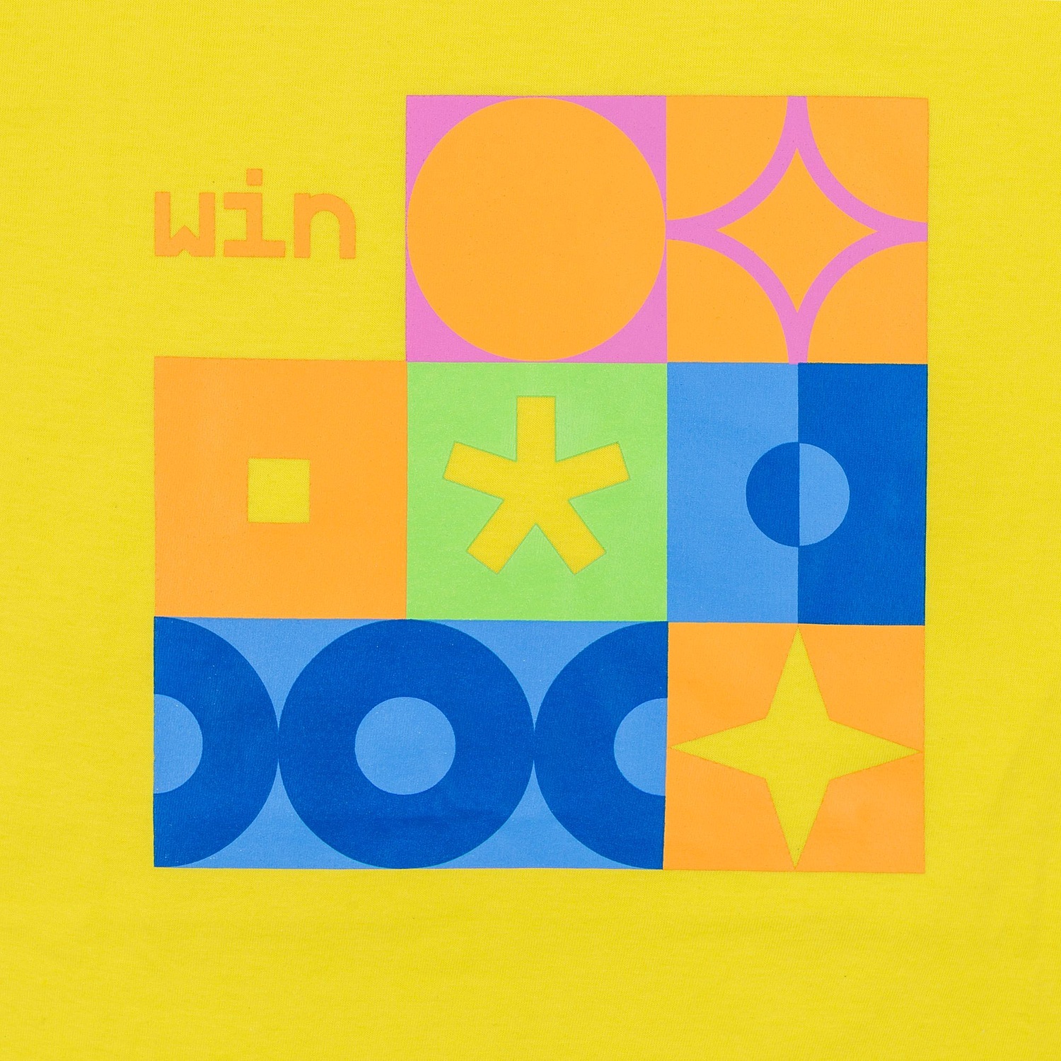 Футболка унисекс T-bolka 140, желтая с логотипом