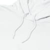 Толстовка с капюшоном унисекс Hoodie, белая с логотипом