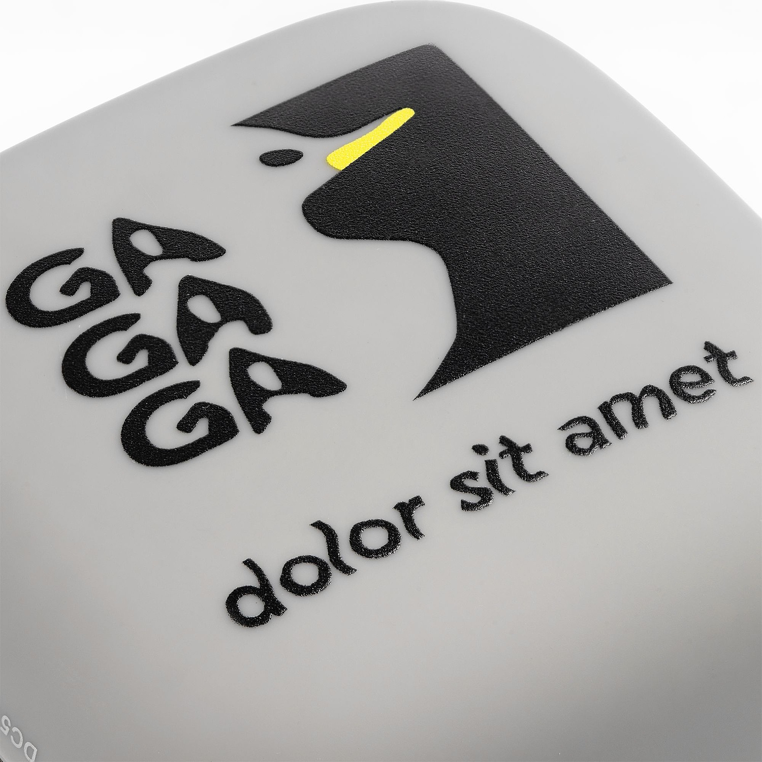 Беспроводная колонка Chubby, серая с голубым с логотипом