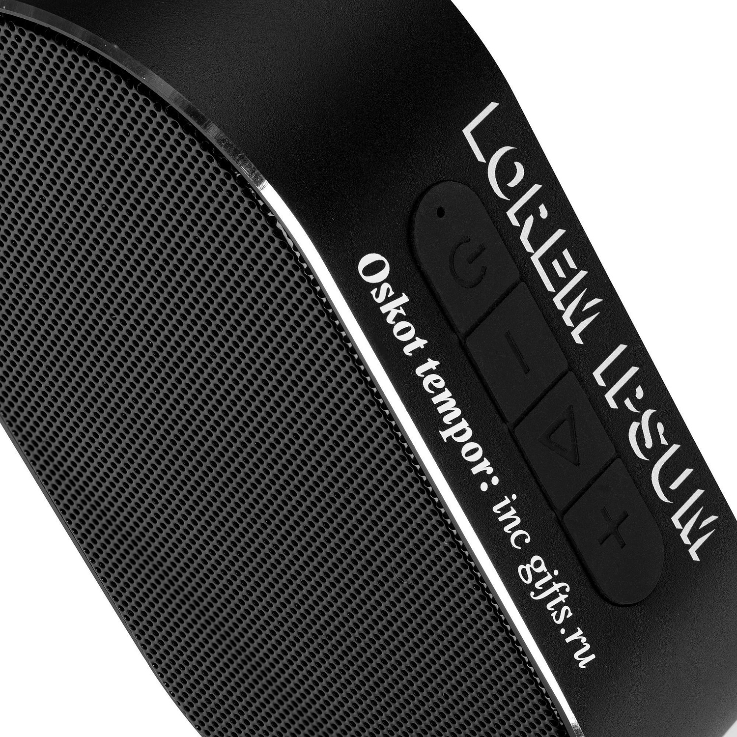 Беспроводная колонка Sound Count, черная с логотипом