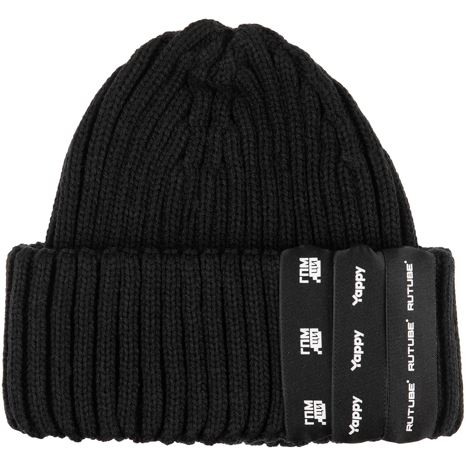 Шапка Hipsta, черная с логотипом