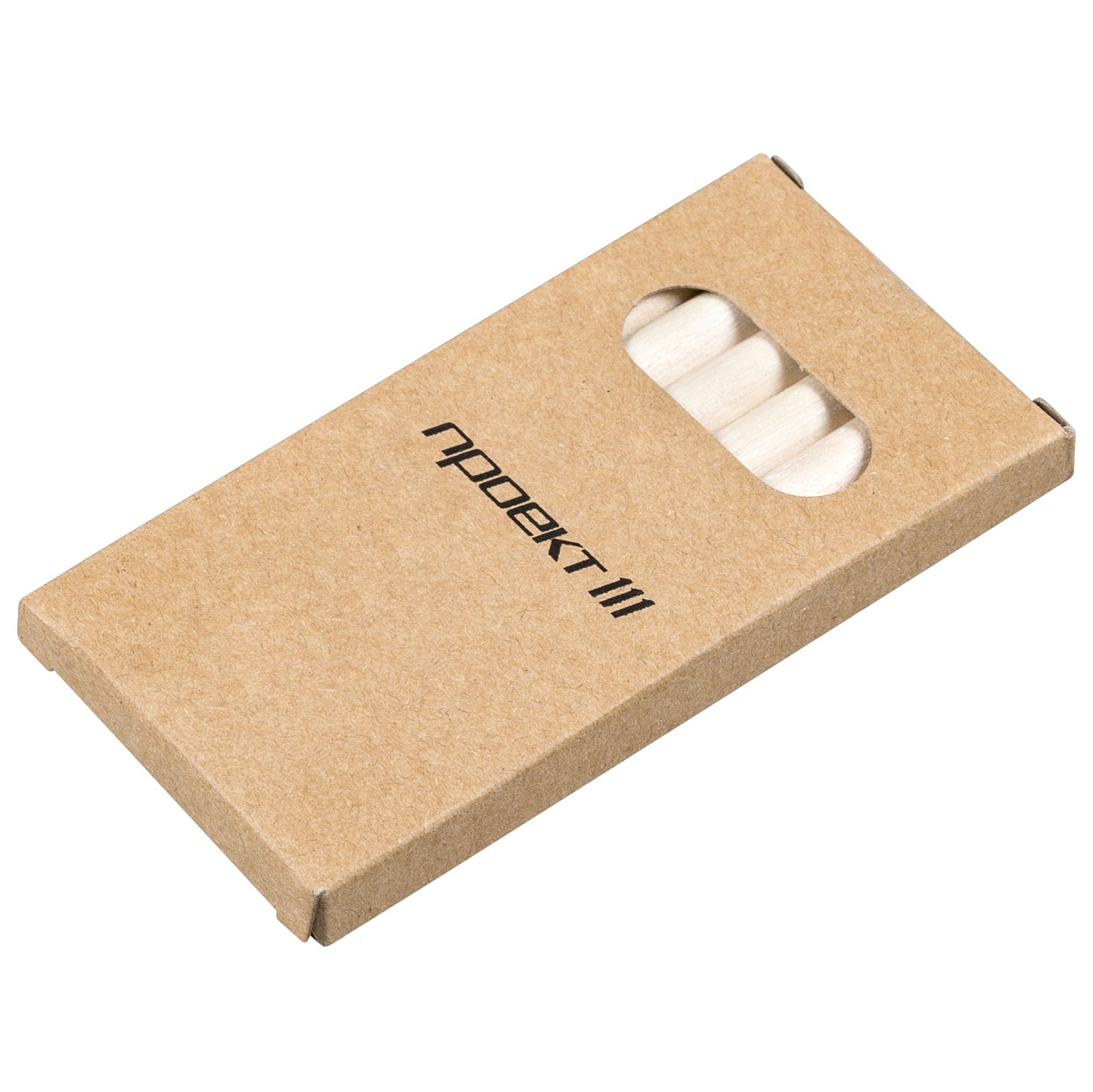 Набор цветных карандашей Pencilvania Mini, крафт с логотипом