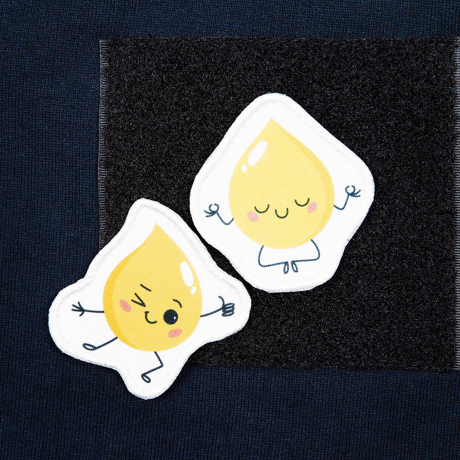 Шеврон из габардина Gabo M, белый с логотипом