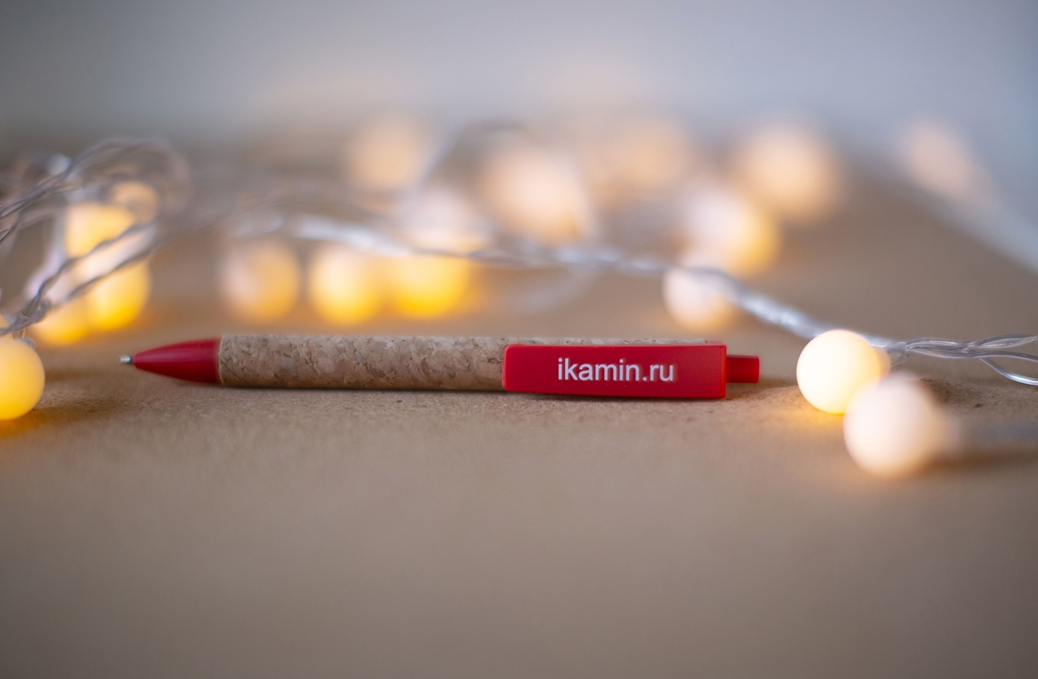 Ручка с тамопечатью на клипе