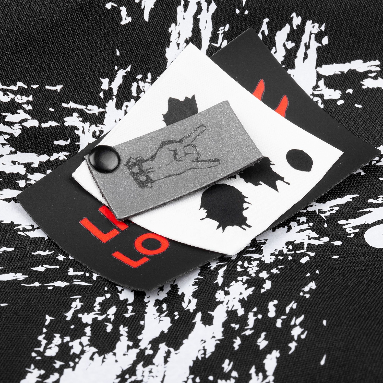 Основа для шопера-рюкзака B3, черная с логотипом