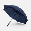 Зонт-трость Dome Double, темно-синий с логотипом
