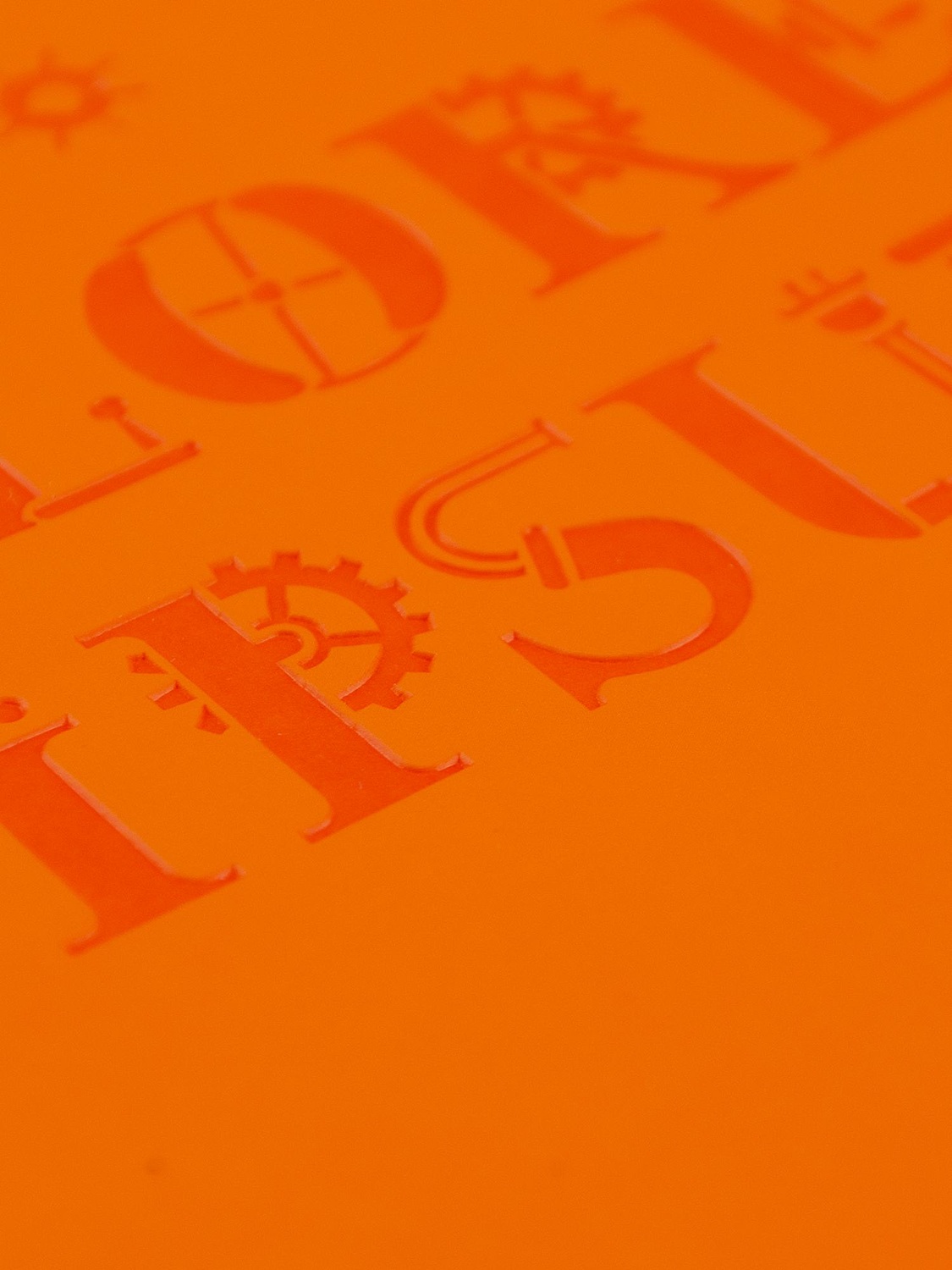 Ежедневник Spring Shall, недатированный, оранжевый с логотипом