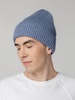 Шапка Tommi, голубой меланж с логотипом