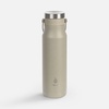 Термобутылка Tateyama, серо-бежевая с логотипом