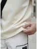 Футболка Oversize Premium 210, молочно-белая с логотипом