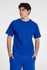 Футболка унисекс оверсайз T3, синяя с логотипом