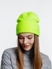 Шапка Urban Flow, салатовый неон с логотипом