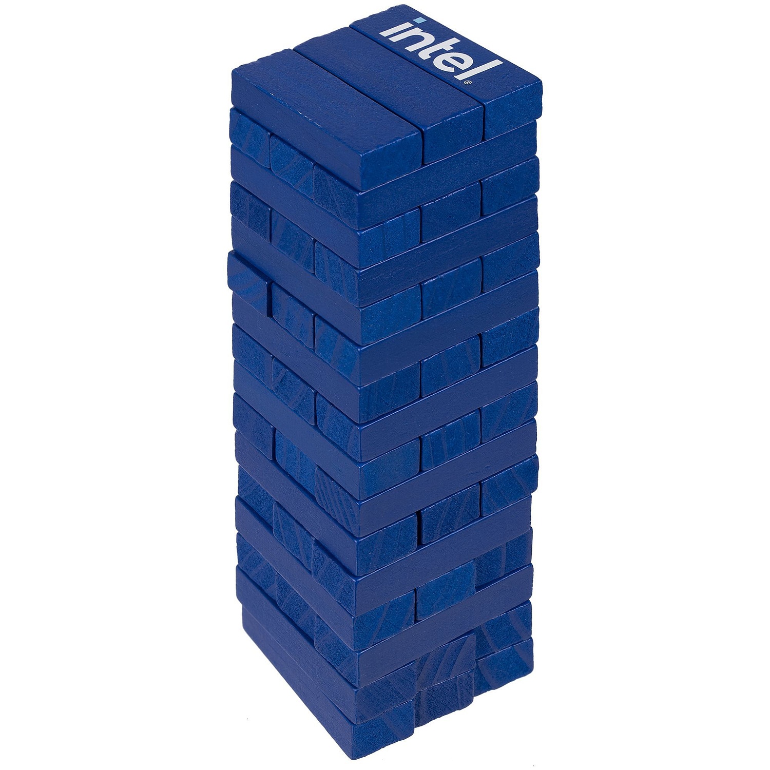 Игра «Деревянная башня мини», синяя