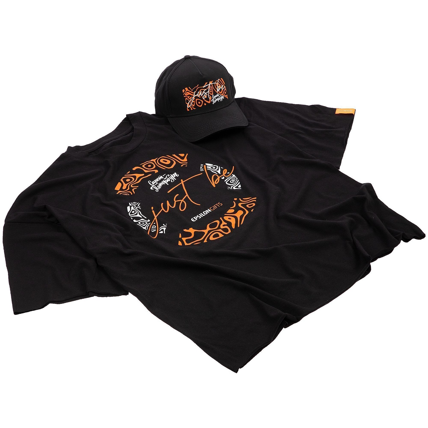 Футболка унисекс оверсайз T1, черная с логотипом