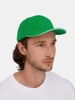 Бейсболка Classic 2.0, ярко-зеленая с белым кантом с логотипом