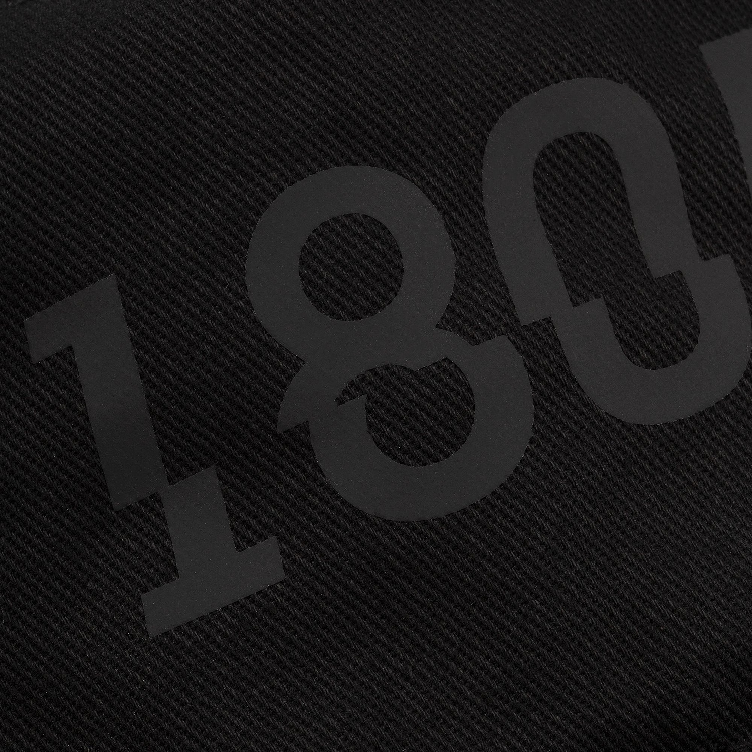 Панама C6, черная с логотипом