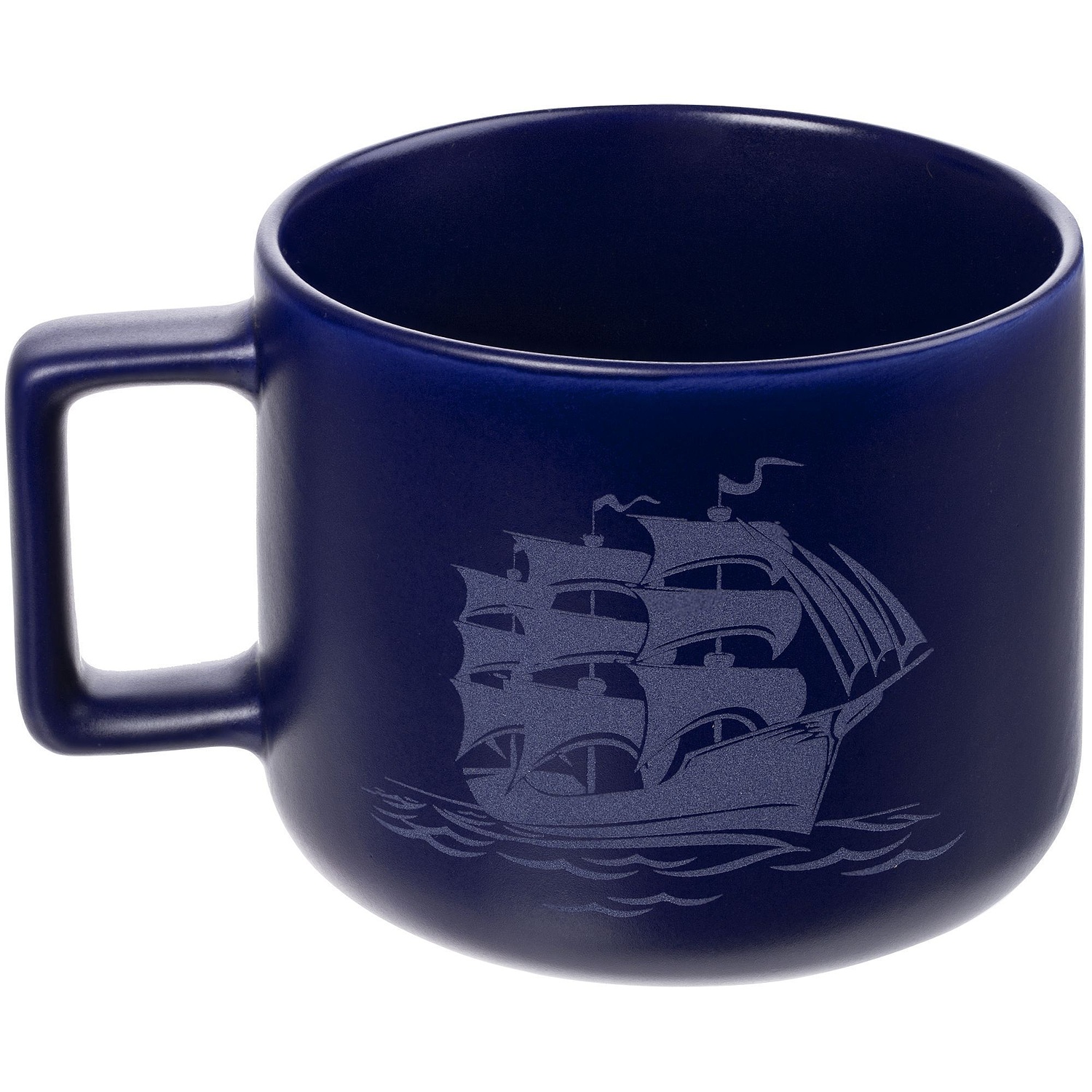 Чашка Jumbo, ver.2, матовая, синяя