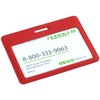 Чехол для карточки Devon, красный с логотипом