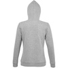 Толстовка женская Spencer Women, серый меланж с логотипом