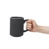 Кружка Mugful, темно-серая (графитовая) с логотипом