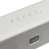 Беспроводная стереоколонка Uniscend Roombox, светло-серая с логотипом