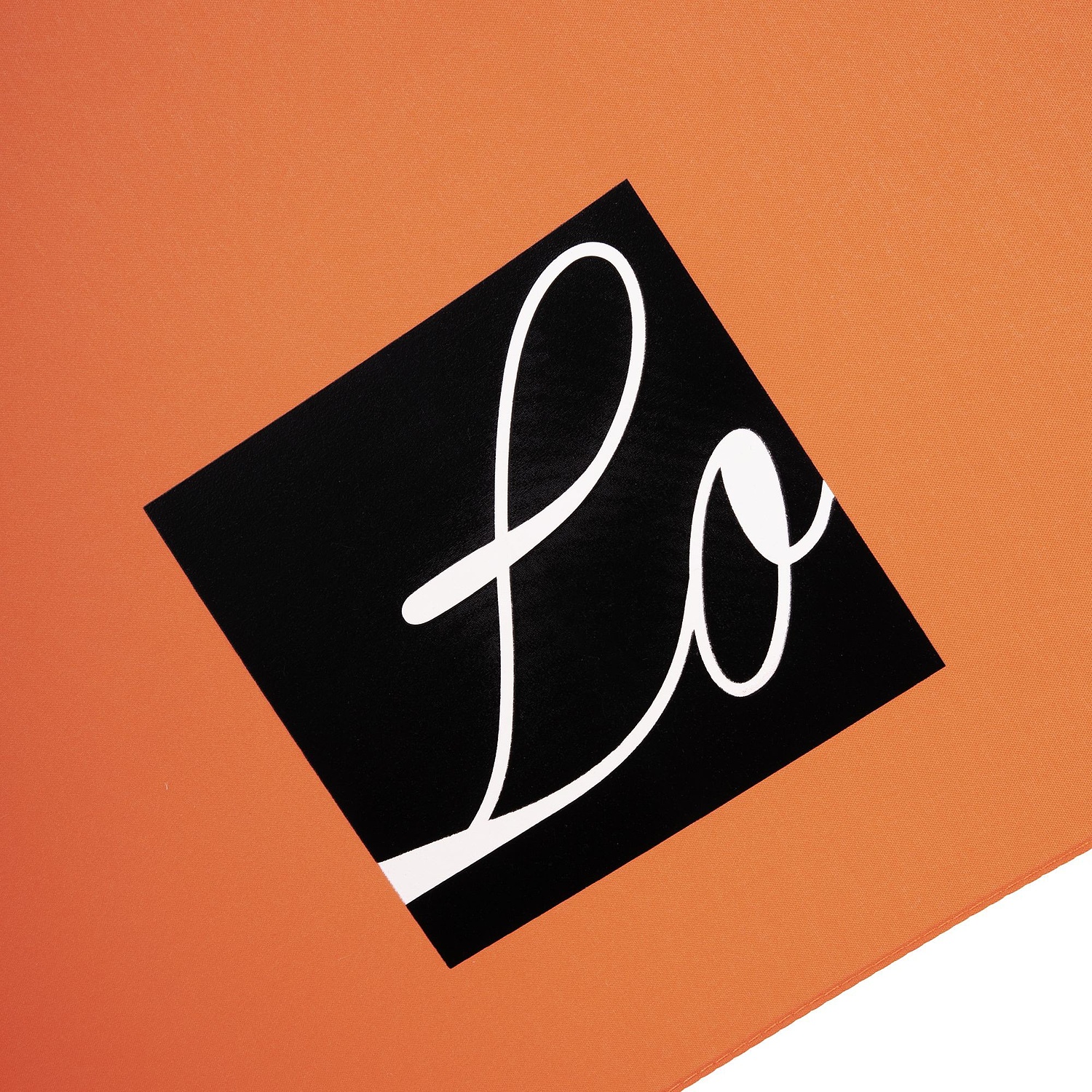 Зонт-трость Promo, оранжевый с логотипом