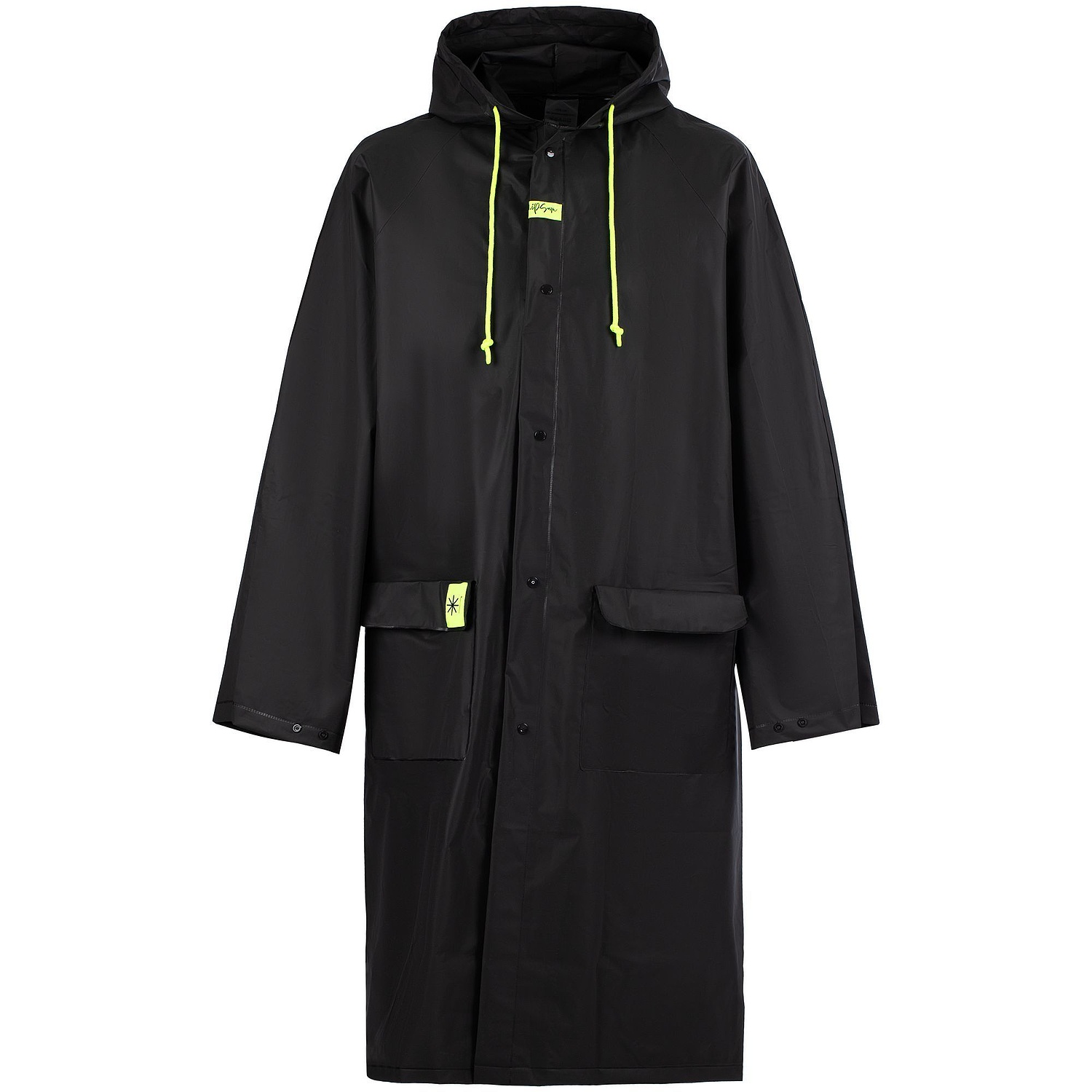 Дождевик RainDrop, желтый с логотипом