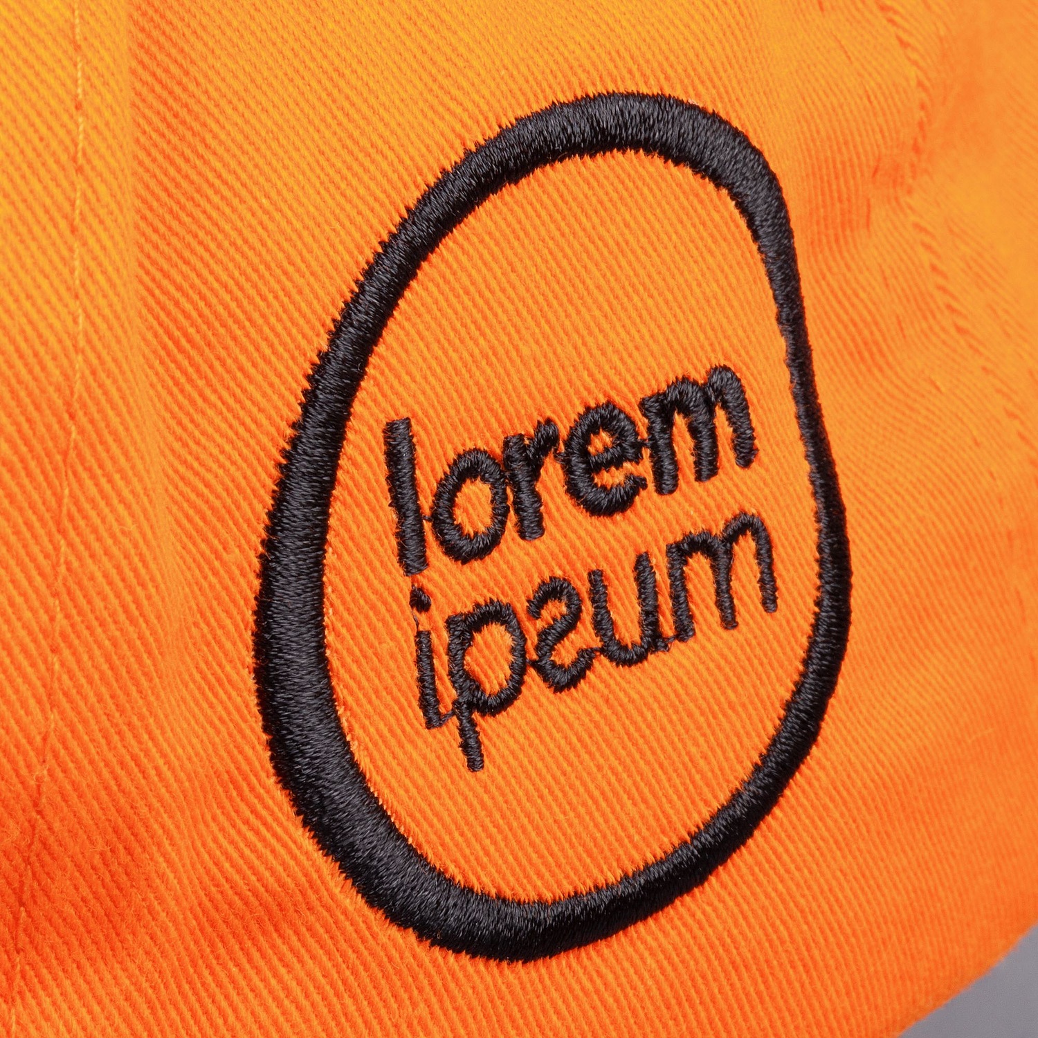 Бейсболка Convention, оранжевая с логотипом