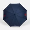 Зонт-трость Rainzee, темно-синий с логотипом
