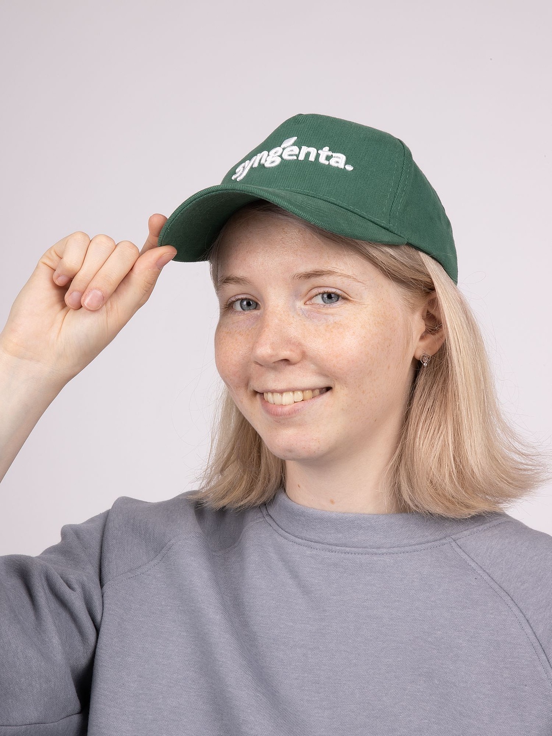 Бейсболка Standard, зеленая с логотипом