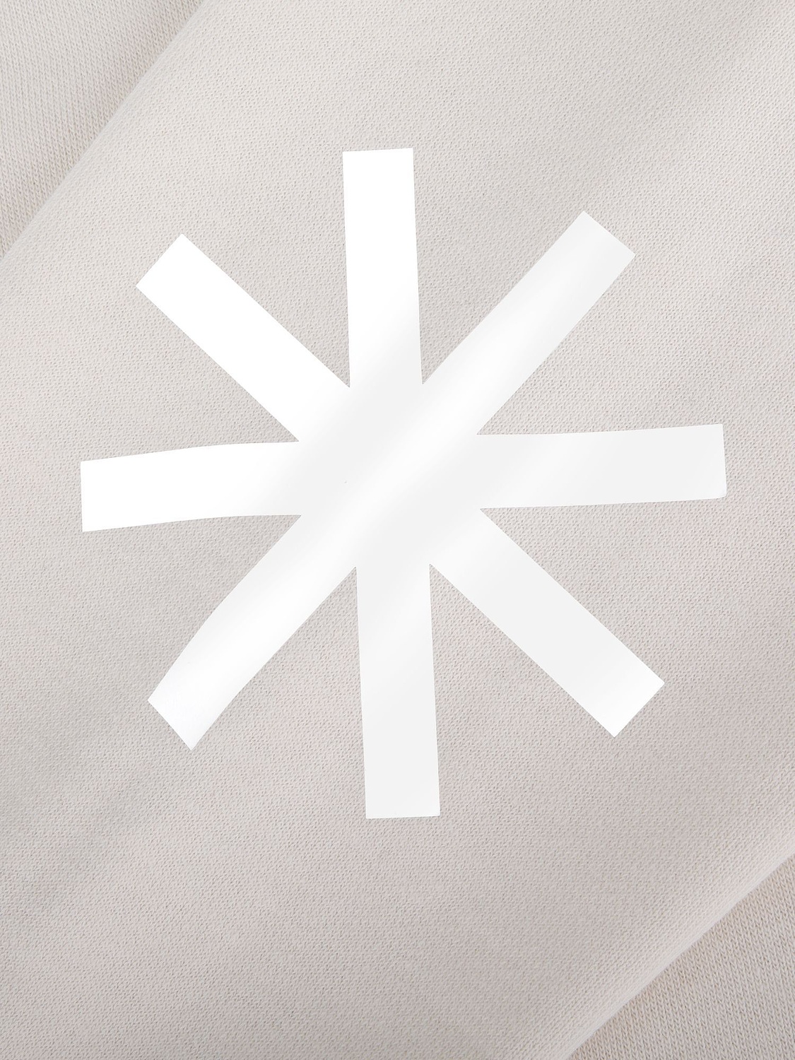 Худи унисекс H2, молочно-белое с логотипом