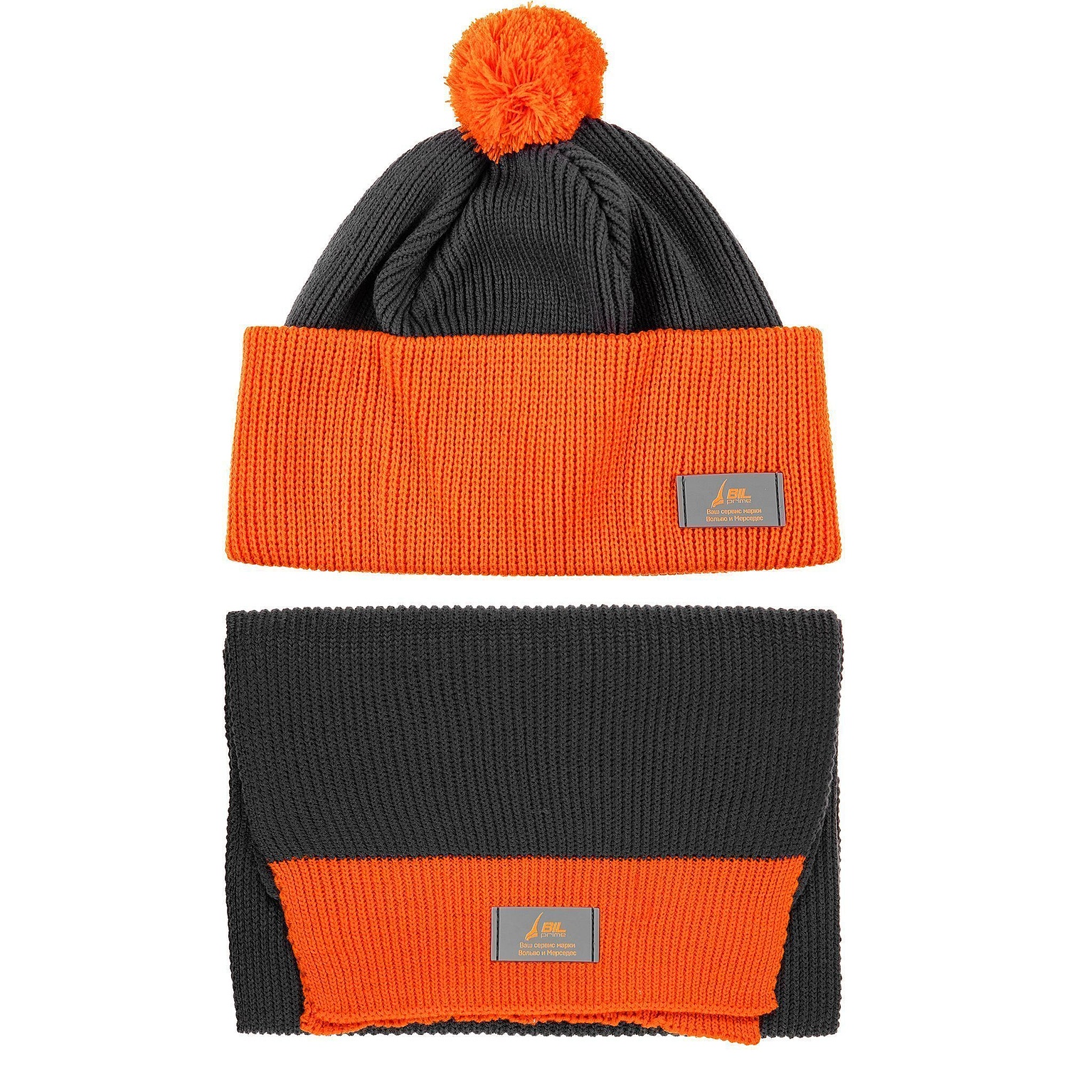 Лейбл из ПВХ Dzeta, XS, серый с логотипом