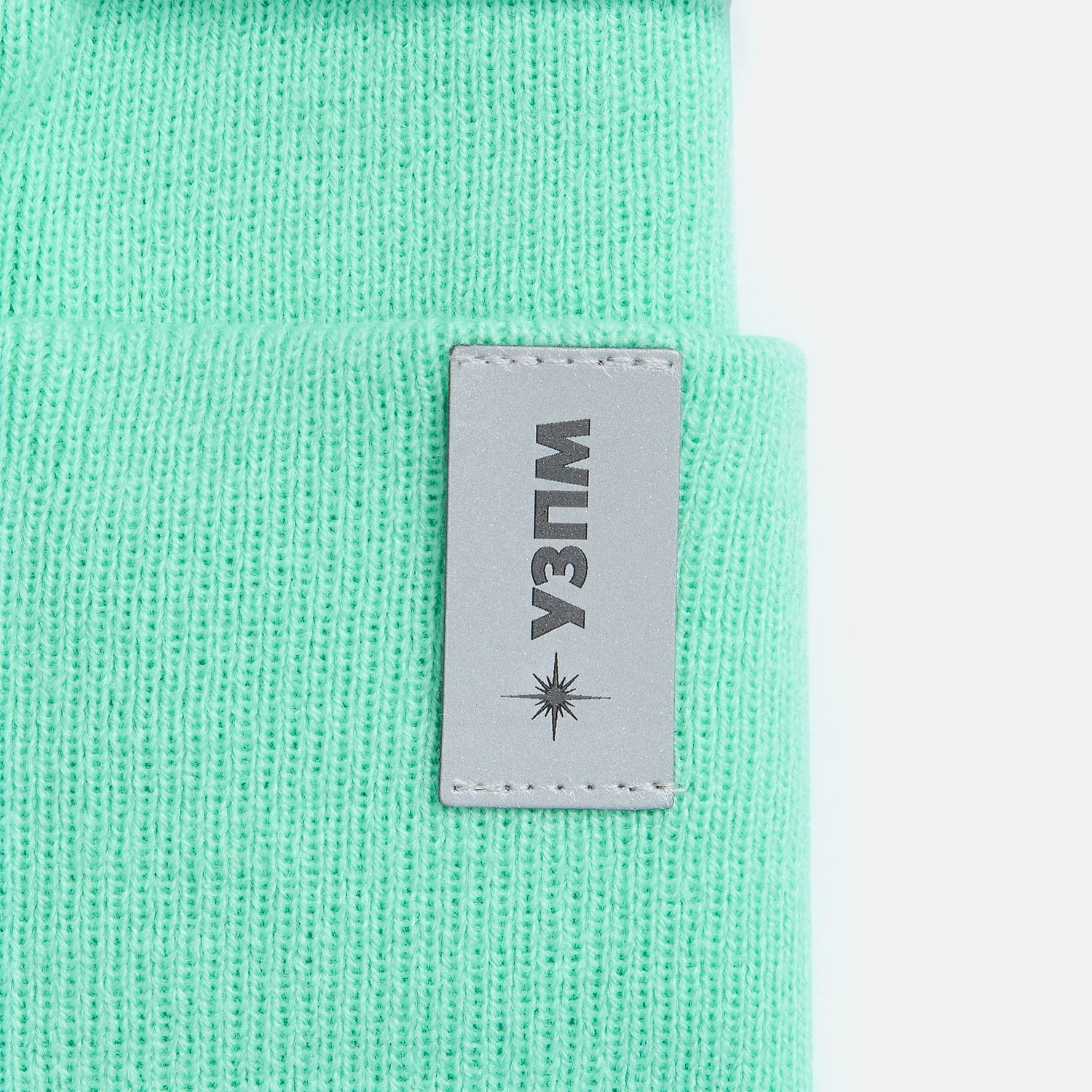 Шапка Urban Flow, зеленая (мятная) с логотипом