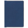 Ежедневник Frame Metal, недатированный, синий с логотипом