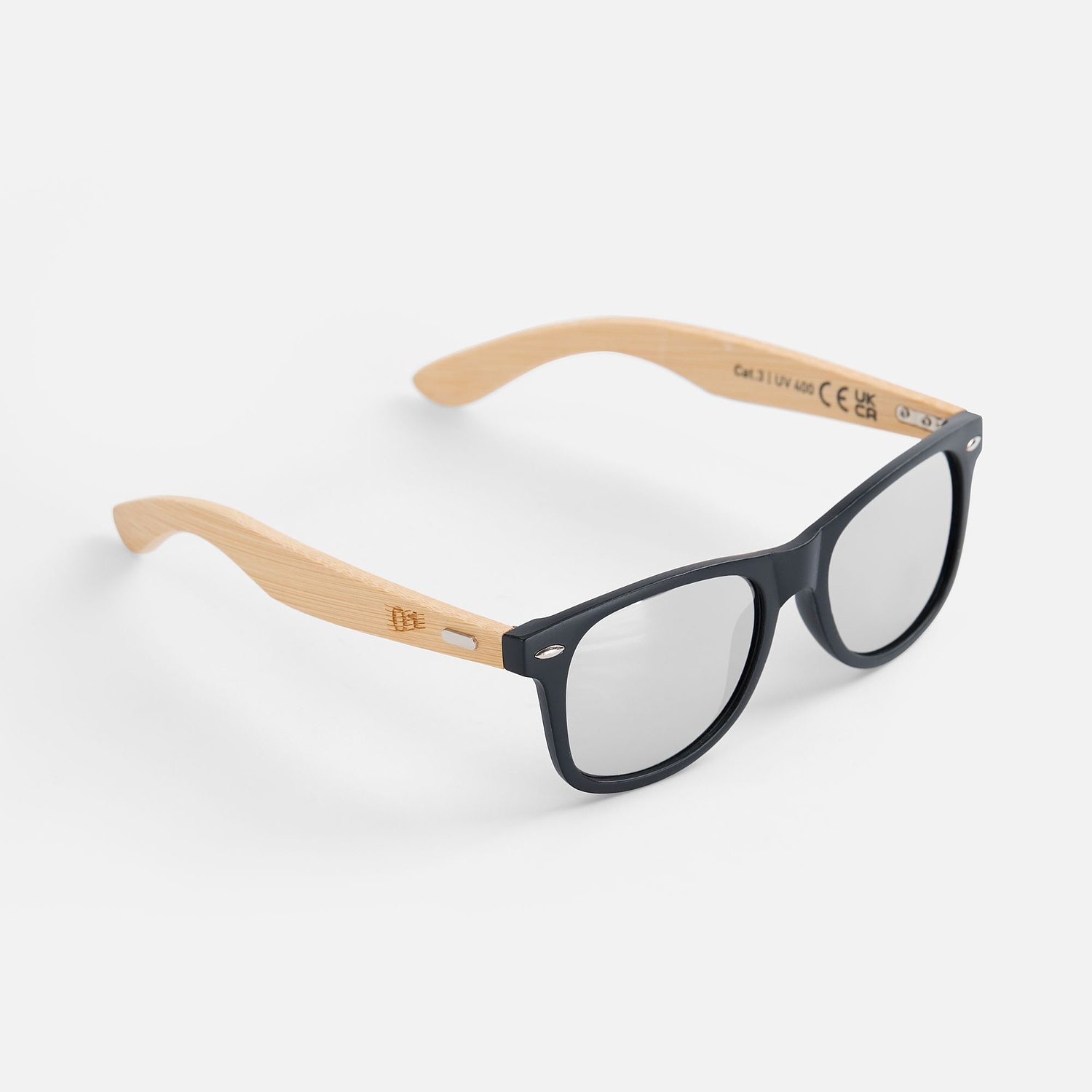 Очки солнцезащитные Varadero, черные с логотипом