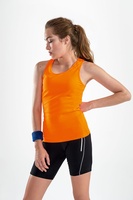 Майка женская Sporty TT Women, белая с логотипом