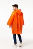 Дождевик-плащ CloudTime, оранжевый с логотипом