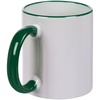 Кружка Rimo для сублимационной печати, темно-зеленая с логотипом