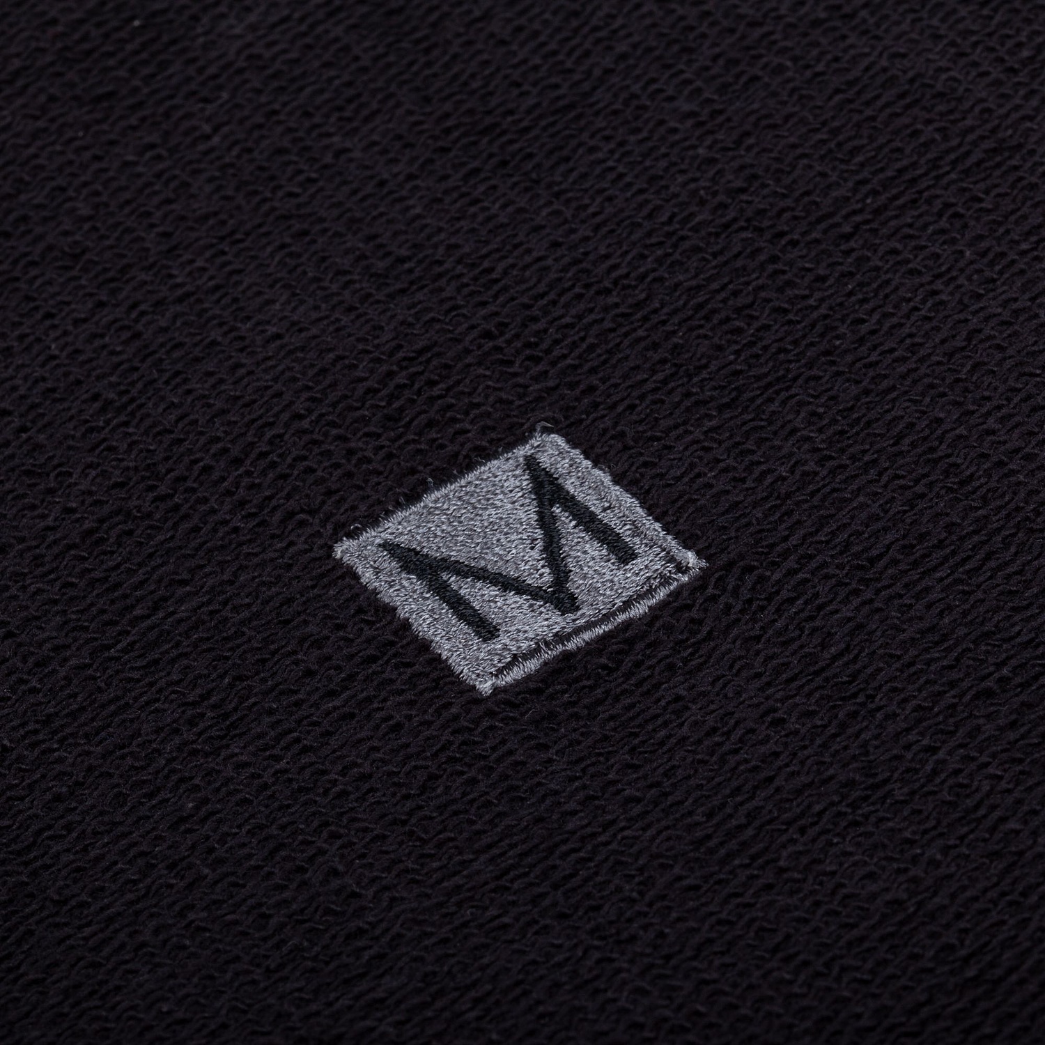 Свитшот оверсайз унисекс Vozduh, черный с логотипом