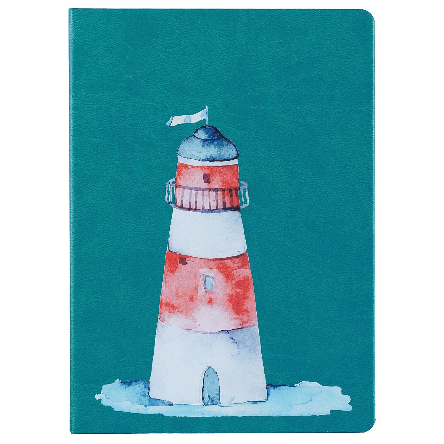 Ежедневник New Factor Metal, бирюзовый с логотипом