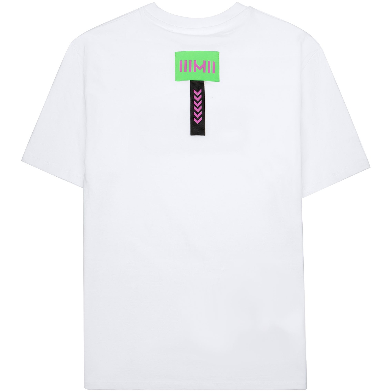 Лейбл тканевый Epsilon, XL, зеленый неон с логотипом