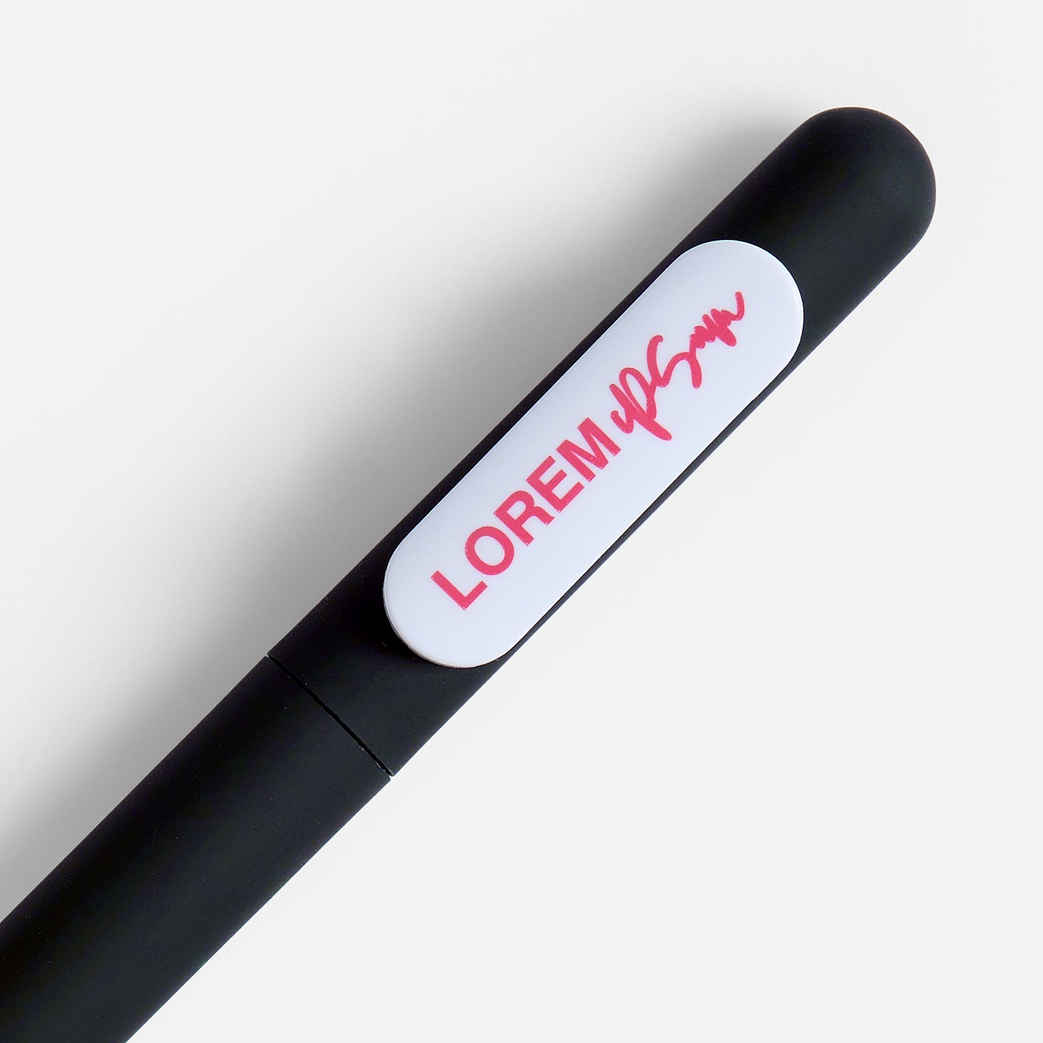 Набор Flat, черный с логотипом