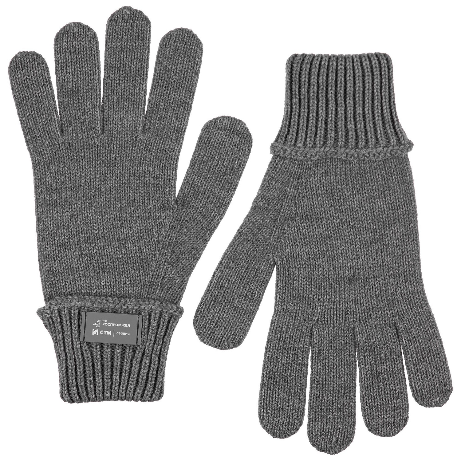 Лейбл из ПВХ Dzeta, XS, серый с логотипом