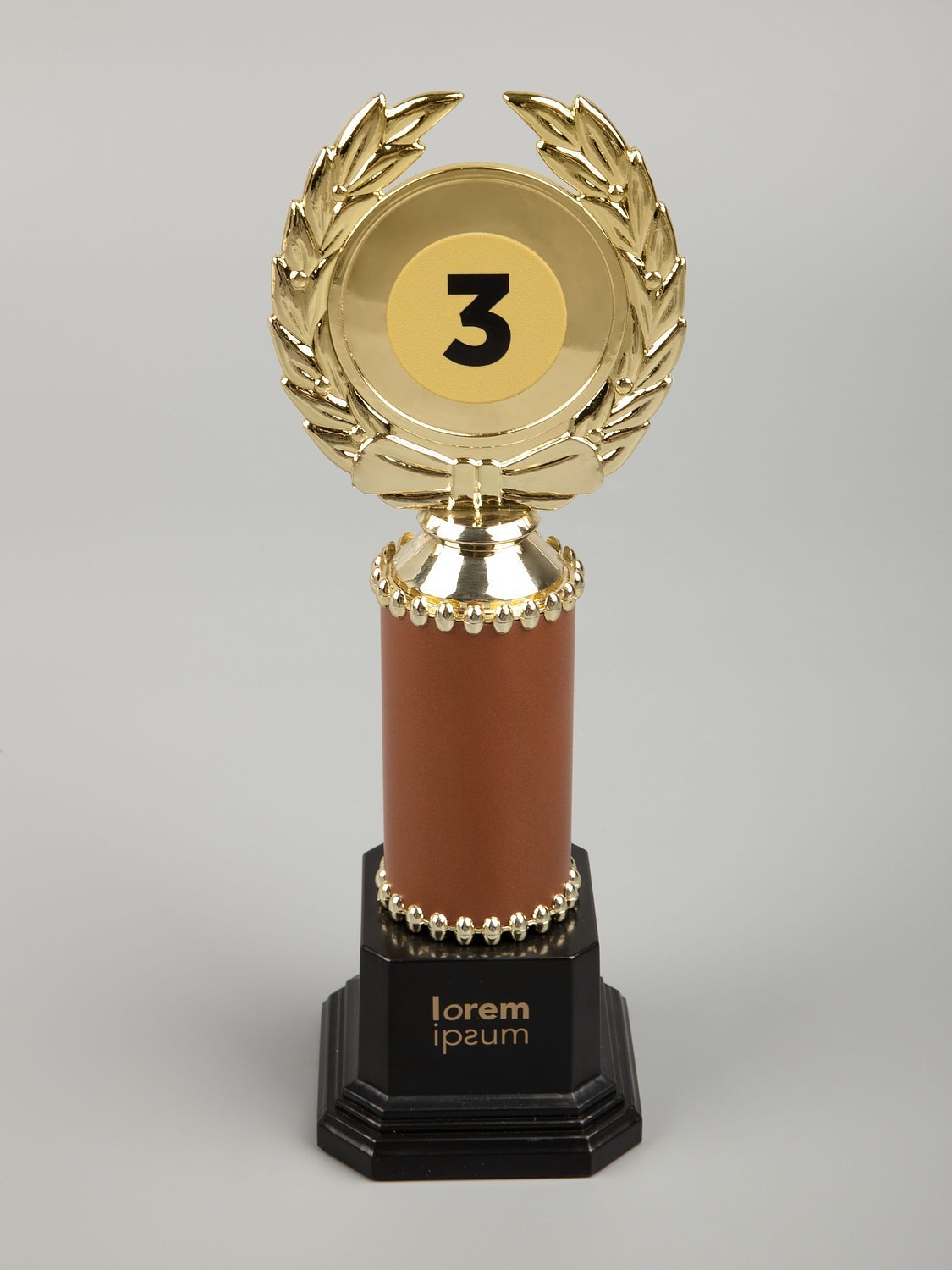 Стела EnterPrize, малая, бронзовая с логотипом