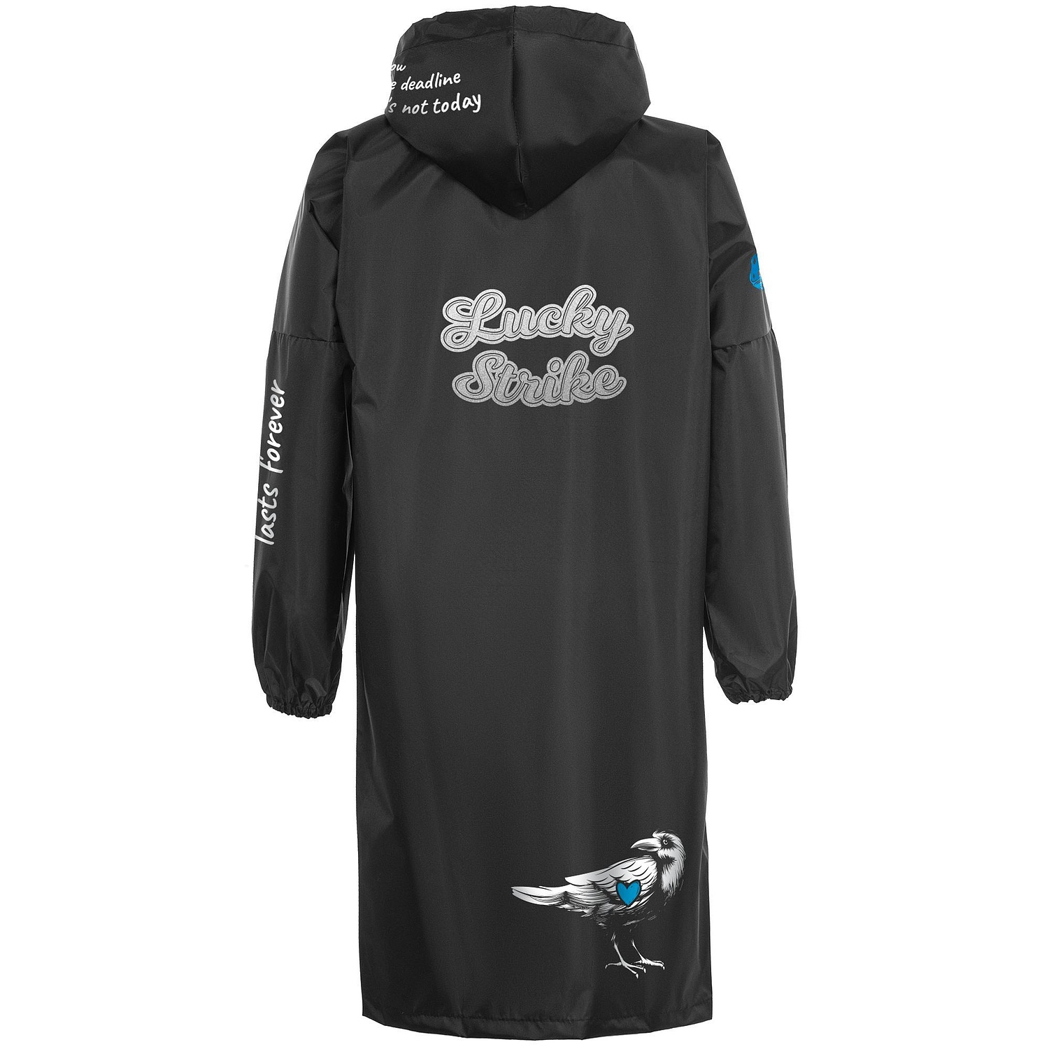 Дождевик унисекс Rainman, темно-синий с логотипом