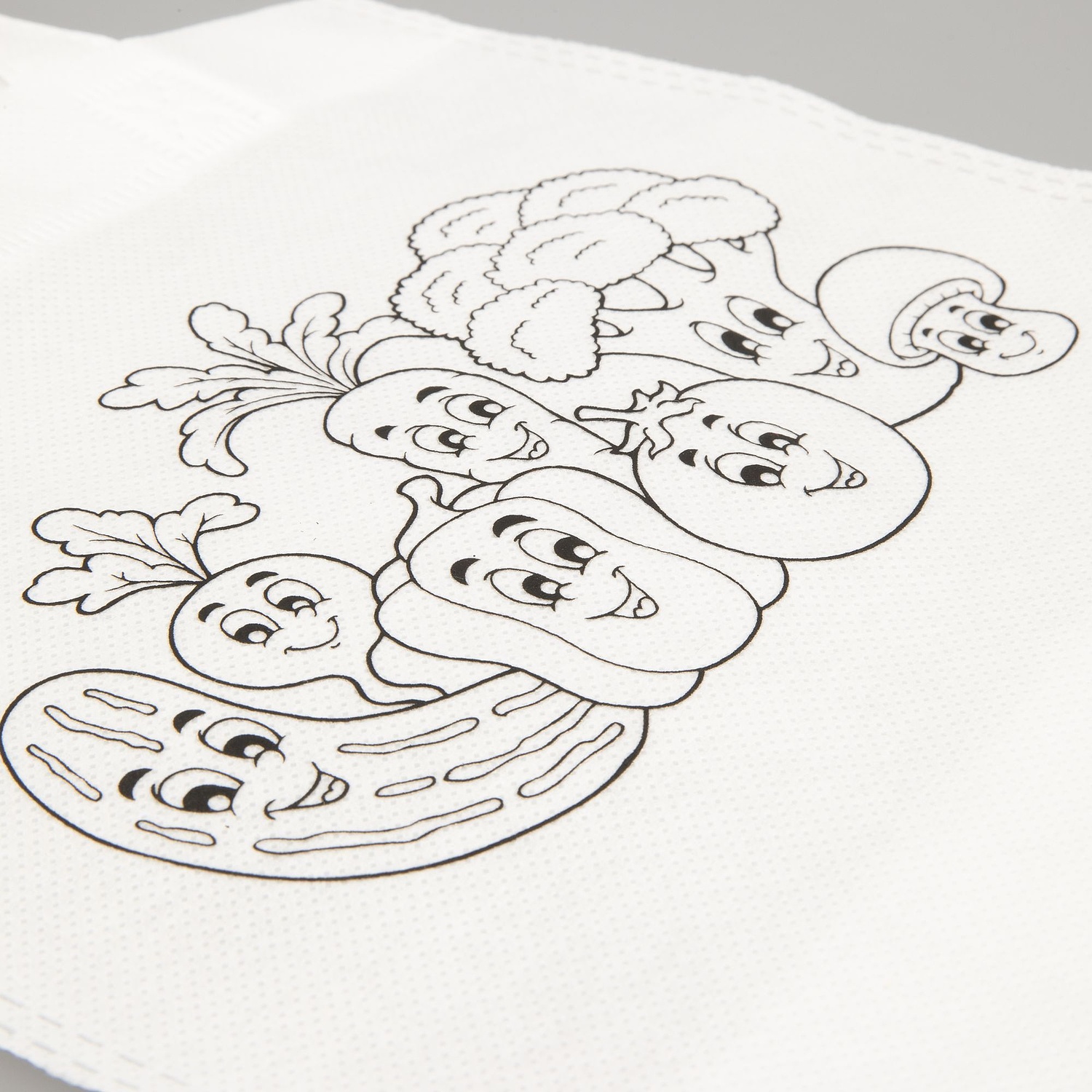 Сумка для раскрашивания Create, белая с логотипом